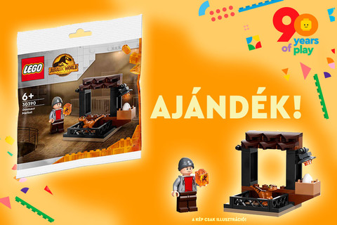 Ajándék  LEGO® Jurassic World polybag járhat vásárlásod mellé!