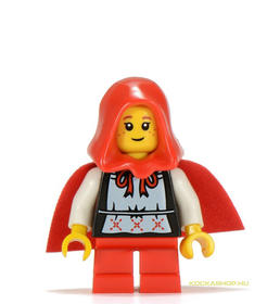 LEGO Minifigura 7. sorozat - Piroska - a nagymama látogatója (kieg.nélkül)