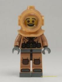 LEGO Minifigura 8. sorozat - Búvár (kieg.nélkül)