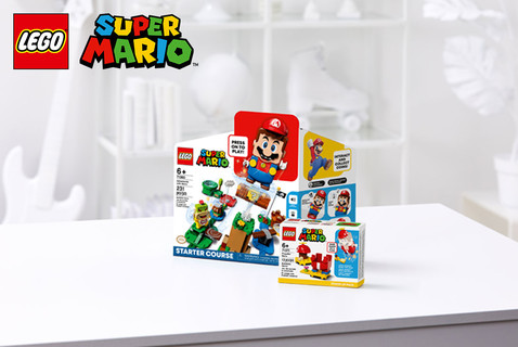 Ajándékkal lepünk meg a LEGO® Super Mario™ 71360 - Mario kalandjai kezdőpálya szett vásárlása esetén
