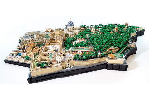 Érdekesség a nagyvilágból: Vatikán állam LEGO elemből!