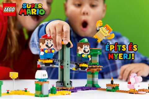 Lépj be az interaktív LEGO® Super Mario™ univerzumba és építs te is az értékes ajándékcsomagért!