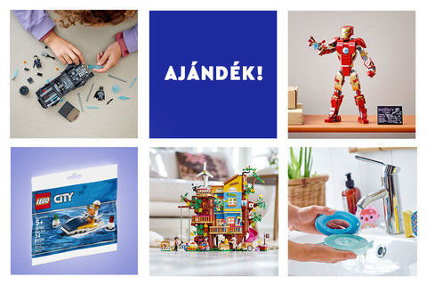 Vásárolj LEGO® készleteket és most ajándék LEGO® City Jet-Ski polybag járhat mellé!