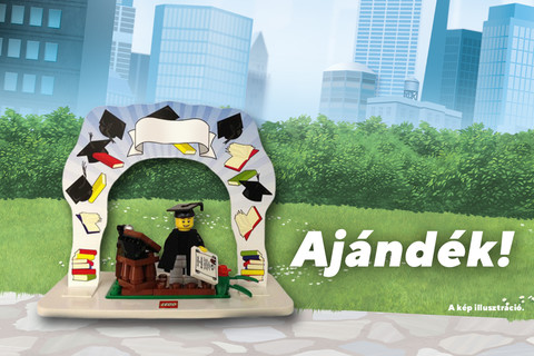 Ajándék LEGO® Diplomaosztó készlet járhat vásárlásod mellé!