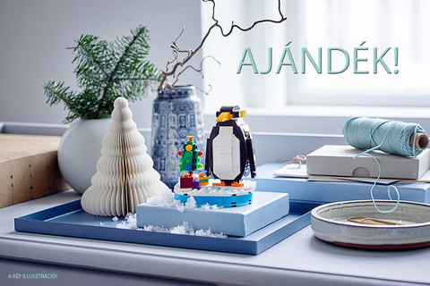 Ajándék: LEGO® Karácsonyi pingvin készlet járhat LEGO® Friends  vásárlásod mellé!