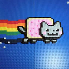 600 kocka Lego, és életre kel Nyan Cat!