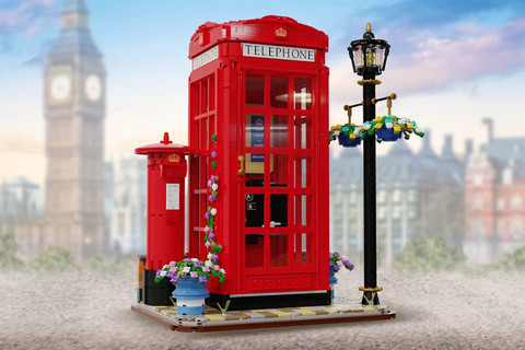 Brit kulturális ikon kockákból: LEGO® Ideas Londoni piros telefonfülke