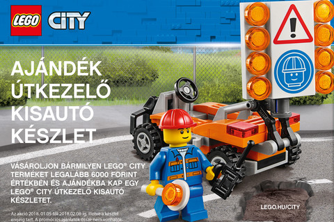 Ajándék LEGO® City útkezelő készlet!