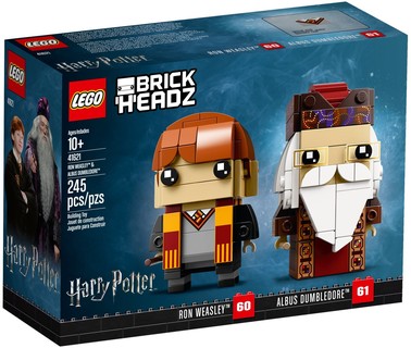 LEGO® 41621: Ron Weasley & Albus Dumbledore BrickHeadz bemutató
