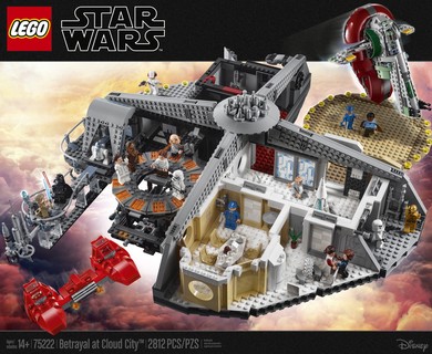 Hamarosan érkezik a LEGO® Star Wars 75222 – Betrayal at Cloud City készlet!