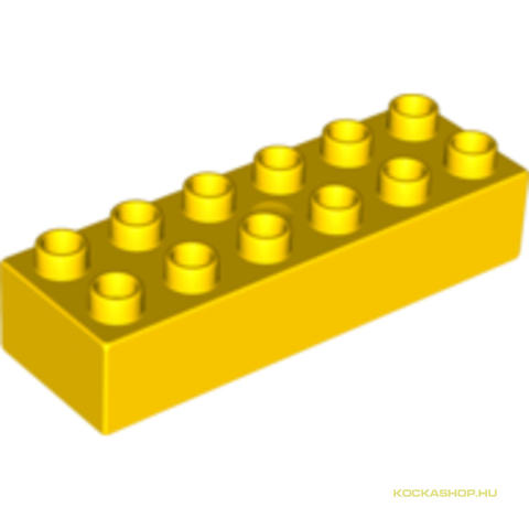 LEGO® Alkatrészek (Pick a Brick) 230024 - Sárga 2X6 DUPLO Elem