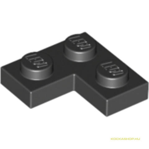 LEGO® Alkatrészek (Pick a Brick) 242026 - Fekete 1X2X2 Lapos Sarokelem
