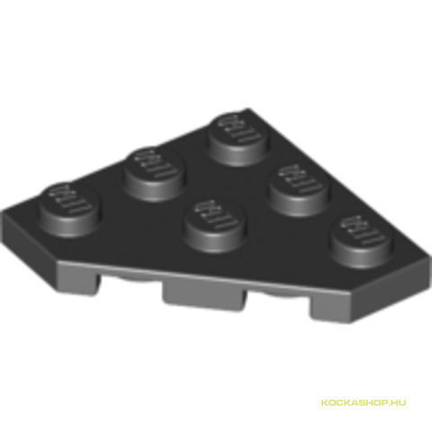 LEGO® Alkatrészek (Pick a Brick) 245026 - Fekete 3X3 Lapos Sarokelem