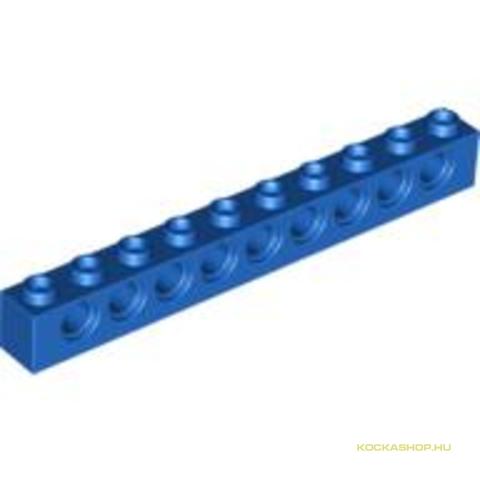 LEGO® Alkatrészek (Pick a Brick) 273023 - Kék 1X10 Hosszú Elem Oldalán 9 Lyukkal