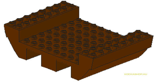 LEGO® Alkatrészek (Pick a Brick) 281833 - Barna Hajótest Elem használt