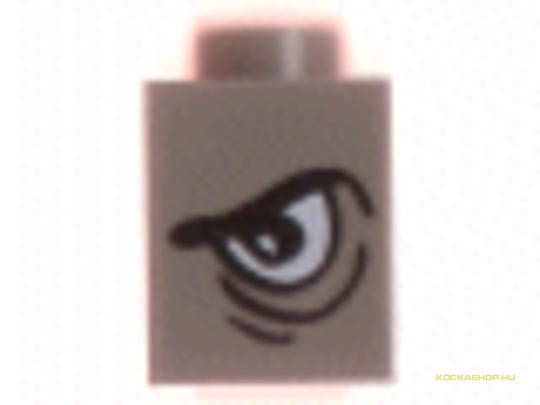 LEGO® Alkatrészek (Pick a Brick) 3005pb001 - Világosszürke 1x1 Elem Haragos szem (bal)