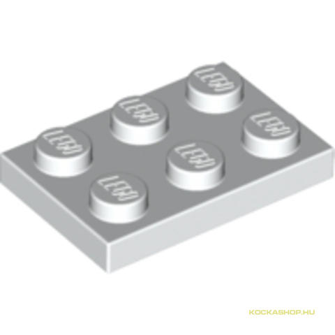 LEGO® Alkatrészek (Pick a Brick) 302101 - Fehér 2X3 Lapos Elem