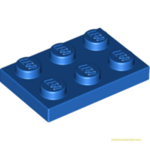 LEGO® Alkatrészek (Pick a Brick) 302123 - Kék 2X3 Lapos Elem