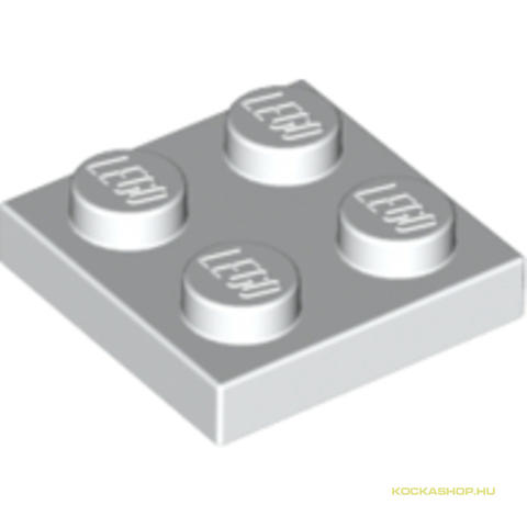 LEGO® Alkatrészek (Pick a Brick) 302201 - Fehér 2X2 Lapos Elem