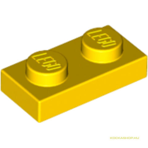 LEGO® Alkatrészek (Pick a Brick) 302324 - Sárga 1X2 Lapos Elem