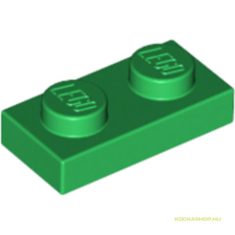 LEGO® Alkatrészek (Pick a Brick) 302328 - Zöld 1X2 Lapos Elem