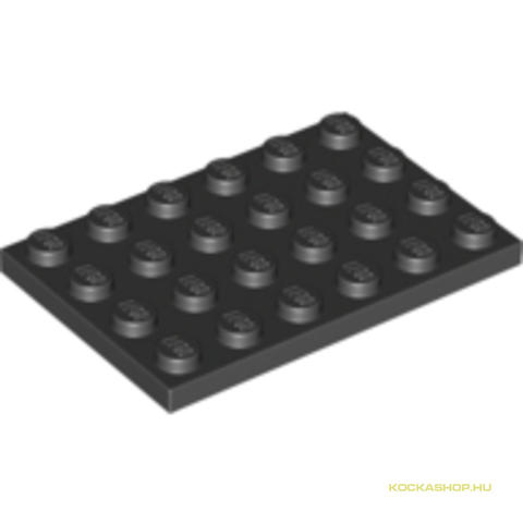 LEGO® Alkatrészek (Pick a Brick) 303226 - Fekete 4X6 Lapos Elem
