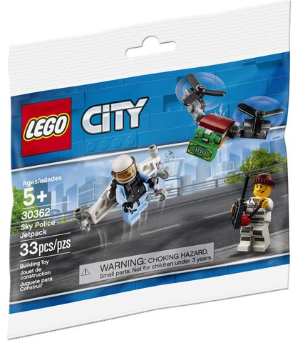 LEGO® City 30362 - Légi rendőrség hátirakéta