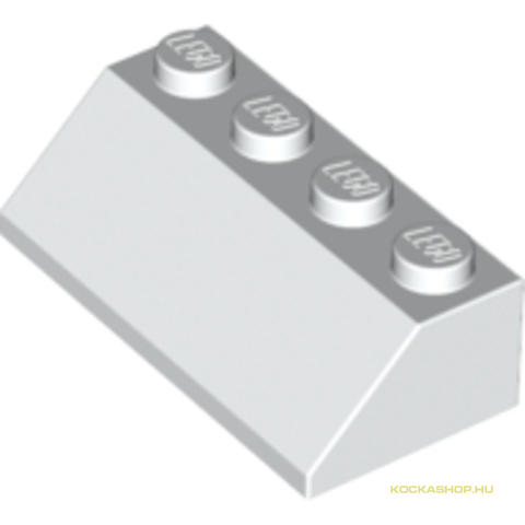 LEGO® Alkatrészek (Pick a Brick) 303701 - Fehér 2X4/45° Elem