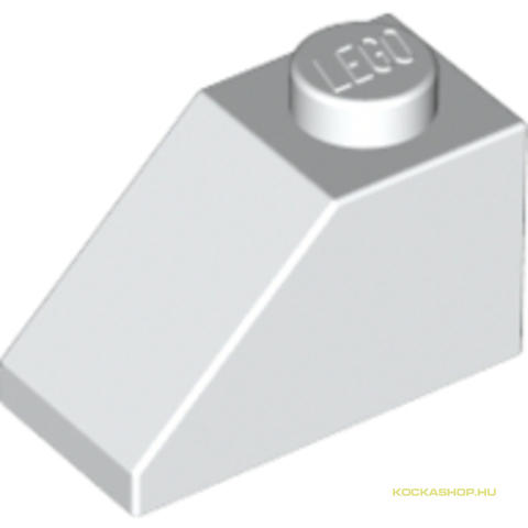 LEGO® Alkatrészek (Pick a Brick) 304001 - Fehér 1X2/45° Cserép