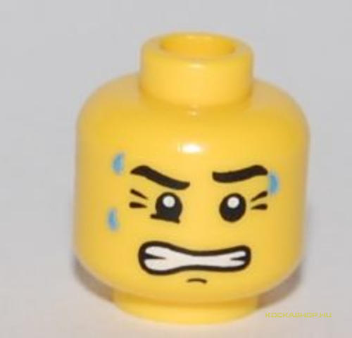 LEGO® Alkatrészek (Pick a Brick) 3626bpb0462 - Sárga Erőlködő Minifigura Fej