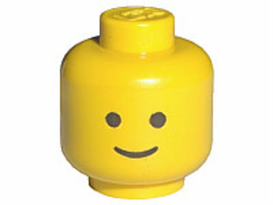 LEGO® Alkatrészek (Pick a Brick) 3626p01 - Sárga Mosolygó Fej (Retro)