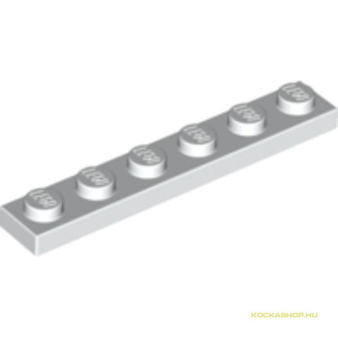 LEGO® Alkatrészek (Pick a Brick) 366601 - Fehér 1X6 Lapos Elem
