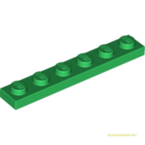 LEGO® Alkatrészek (Pick a Brick) 366628 - Zöld 1X6 Lapos Elem