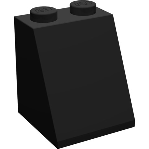 LEGO® Alkatrészek (Pick a Brick) 3678a11 - Fekete 2x2x2 Cserép Elem, belső cső nélkül