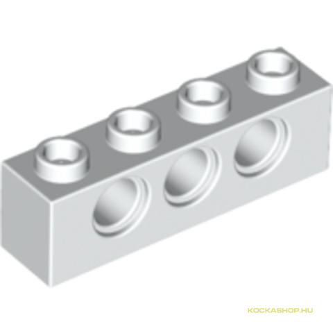LEGO® Alkatrészek (Pick a Brick) 370101 - Fehér 1X4 Elem Oldalán 3 Lyukkal