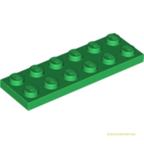 LEGO® Alkatrészek (Pick a Brick) 379528 - Zöld 2X6 Lapos Elem