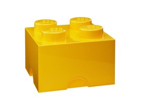 Tároló doboz 2x2 sárga