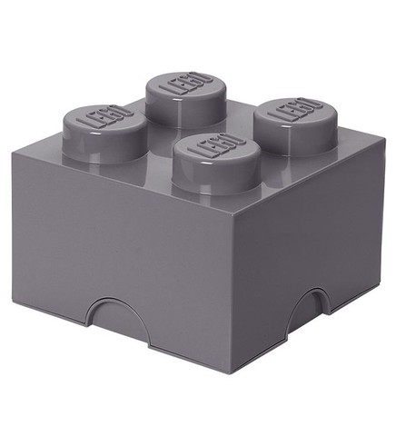LEGO® Seasonal 40031754 - Tároló doboz 2x2 sötétszürke