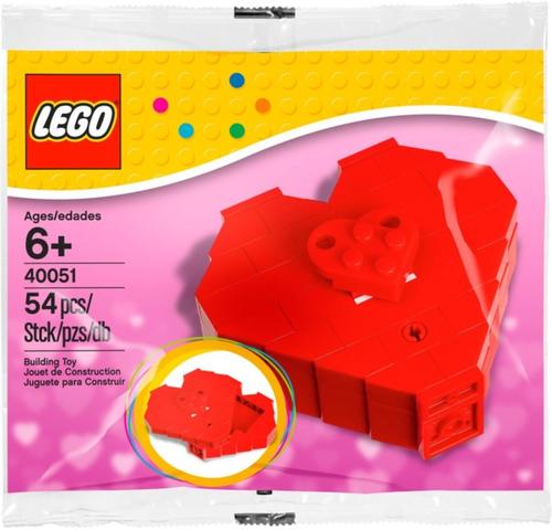 LEGO® Elemek és egyebek 40051 - Szív alakú ajándékdoboz
