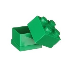 Tároló mini doboz 2x2 zöld