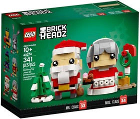 LEGO® BrickHeadz 40274 - Télapó és Télanyó