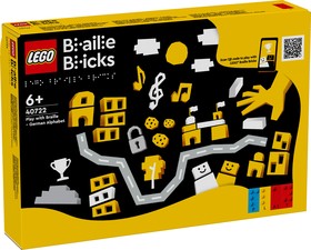 LEGO® Elemek és egyebek 40722 - Játék a Braille-írással – német ábécé