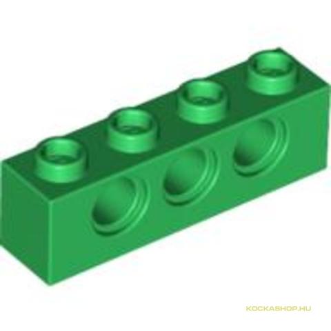 LEGO® Alkatrészek (Pick a Brick) 4107790 - Zöld 1X4 Elem Oldalán 3 Lyukkal