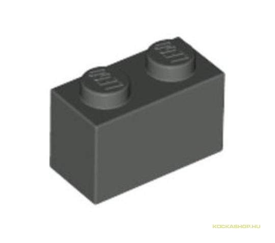LEGO® Alkatrészek (Pick a Brick) 4113909 - Sötétszürke 1x2 elem