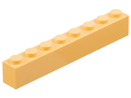 LEGO® Alkatrészek (Pick a Brick) 4119689 - Világos narancssárga 1X1X8 Elem