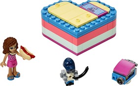 LEGO® Friends 41387 - Olivia nyári szív alakú doboza