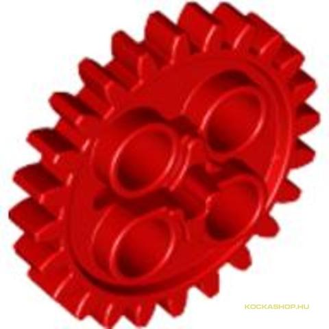 LEGO® Alkatrészek (Pick a Brick) 4142825 - Piros Sebességváltó Fogaskerék Z24