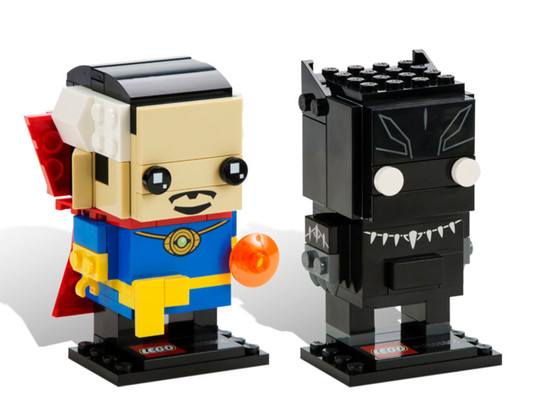LEGO® BrickHeadz 41493 - Black Panther & Dr. Strange - 2016-os San Diego Comic-Con Exclusive