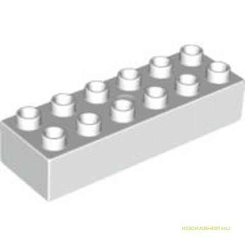 LEGO® Alkatrészek (Pick a Brick) 4157091 - Fehér 2X6 DUPLO Elem