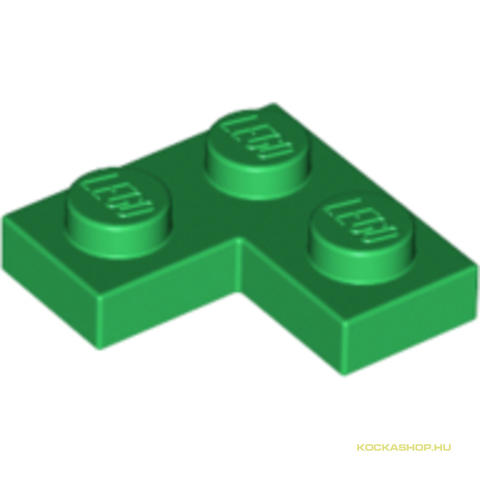 LEGO® Alkatrészek (Pick a Brick) 4157120 - Zöld 1X2X2 Lapos Sarokelem